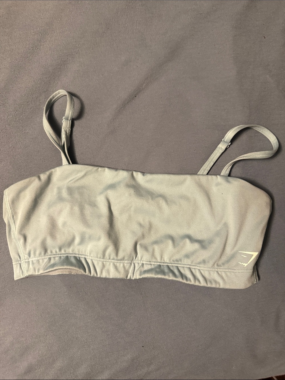 teal gymshark sports bra - large